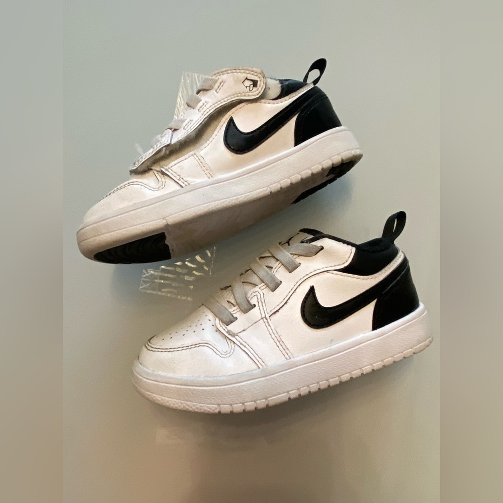 Kids' Black and White Nike Jordan Sneakers